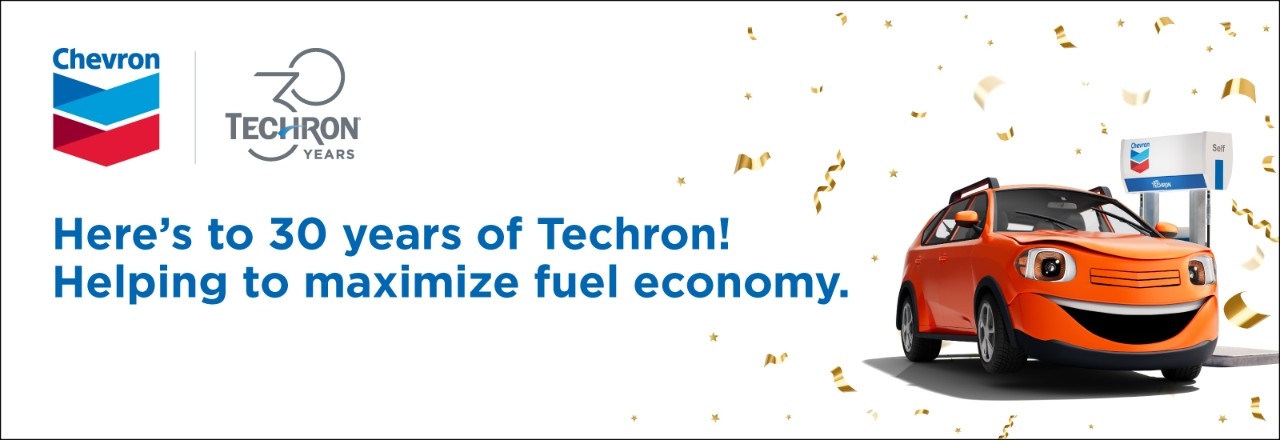 Techron 30 yr banner