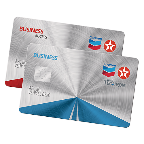 Chevron and Texaco cards